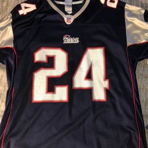 Vintage Replica Official NFL Patriot Ty Law Jersey